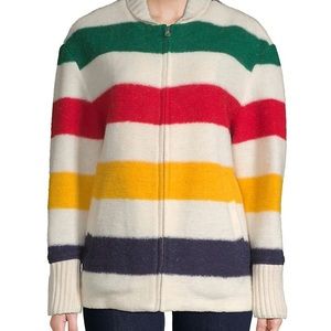 HBC Stripes Wool Blend Jacket